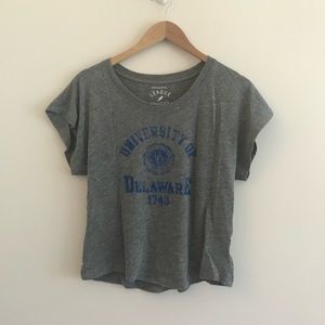 Comfy Original League Grey University of Delaware Tee